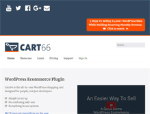 Tablet Screenshot of cart66.com